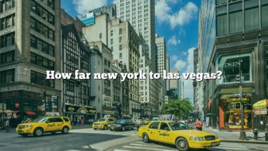 How far new york to las vegas?