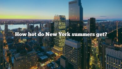 How hot do New York summers get?