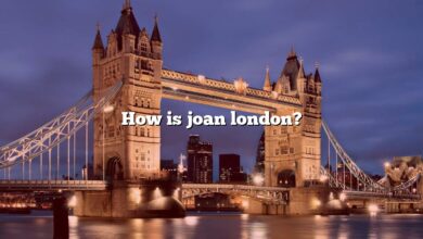 How is joan london?