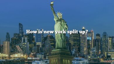 How is new york split up?
