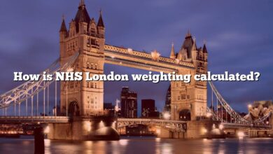How is NHS London weighting calculated?