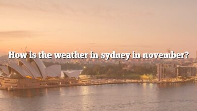 How is the weather in sydney in november?