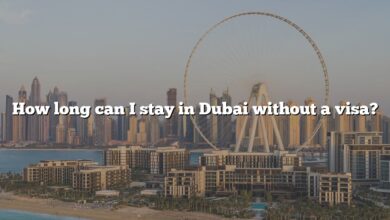How long can I stay in Dubai without a visa?