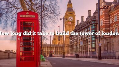 How long did it take to build the tower of london?