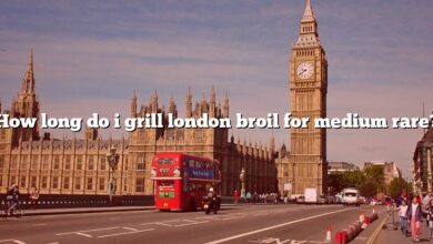 How long do i grill london broil for medium rare?