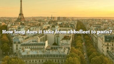 How long does it take from ebbsfleet to paris?