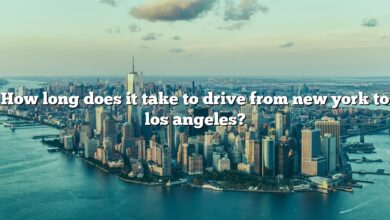 How long does it take to drive from new york to los angeles?
