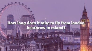 How long does it take to fly from london heathrow to miami?