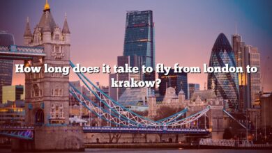 How long does it take to fly from london to krakow?
