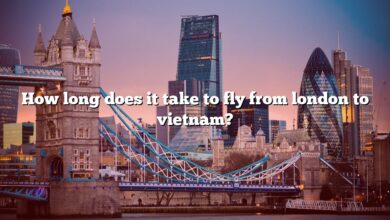 How long does it take to fly from london to vietnam?