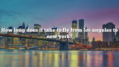 How long does it take to fly from los angeles to new york?