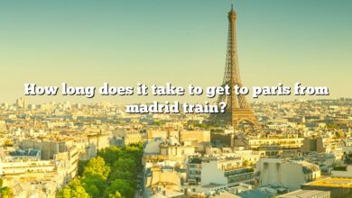 How long does it take to get to paris from madrid train?