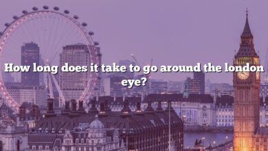 How long does it take to go around the london eye?