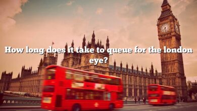 How long does it take to queue for the london eye?