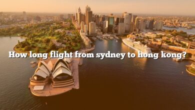 How long flight from sydney to hong kong?