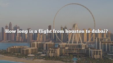 How long is a flight from houston to dubai?