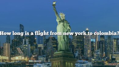 How long is a flight from new york to colombia?