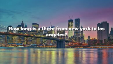 How long is a flight from new york to los angeles?