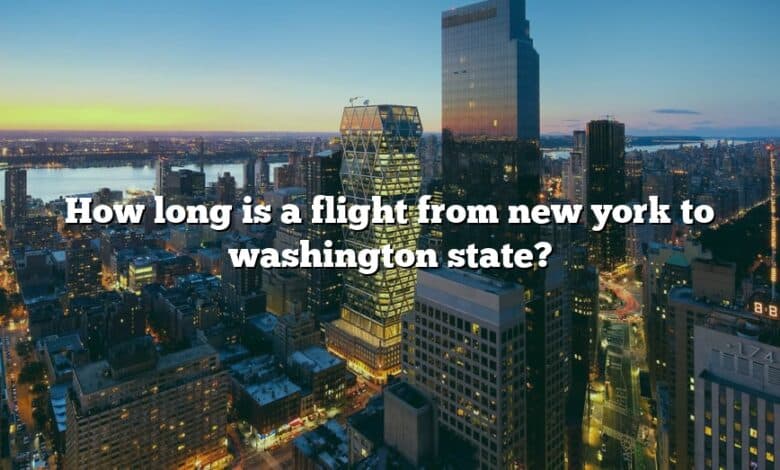 How long is a flight from new york to washington state?