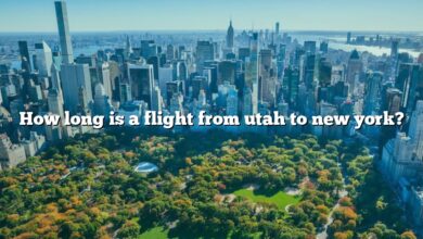 How long is a flight from utah to new york?