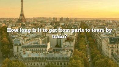 How long is it to get from paris to tours by train?
