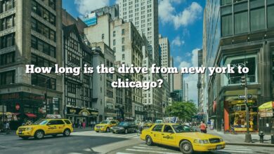How long is the drive from new york to chicago?