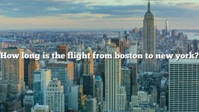 How long is the flight from boston to new york?