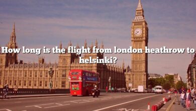 How long is the flight from london heathrow to helsinki?