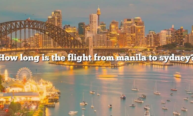 How long is the flight from manila to sydney?