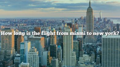 How long is the flight from miami to new york?