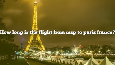 How long is the flight from msp to paris france?