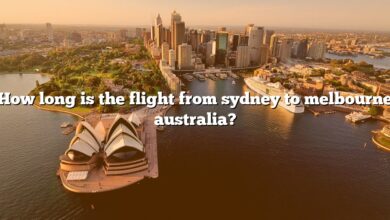 How long is the flight from sydney to melbourne australia?
