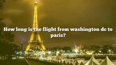 How long is the flight from washington dc to paris?
