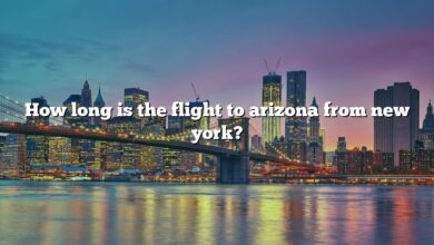 How long is the flight to arizona from new york?