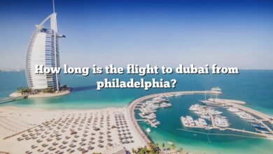 How long is the flight to dubai from philadelphia?