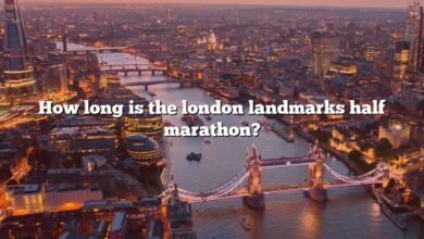 How long is the london landmarks half marathon?