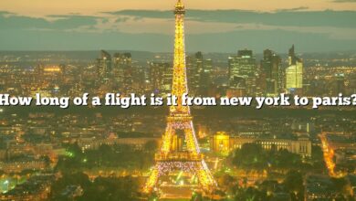 How long of a flight is it from new york to paris?