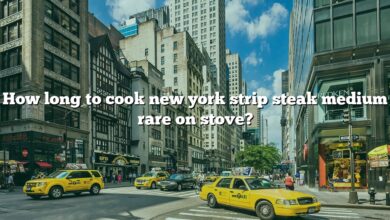 How long to cook new york strip steak medium rare on stove?