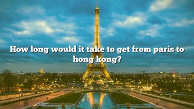 How long would it take to get from paris to hong kong?