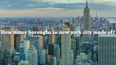 How many boroughs in new york city made of?
