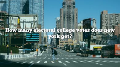 How many electoral college votes does new york get?