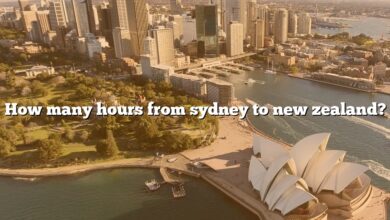How many hours from sydney to new zealand?