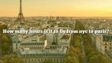 How many hours is it to fly from nyc to paris?