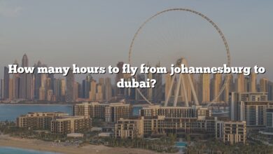 How many hours to fly from johannesburg to dubai?