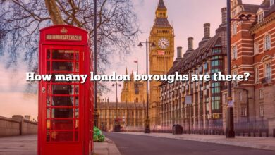 How many london boroughs are there?