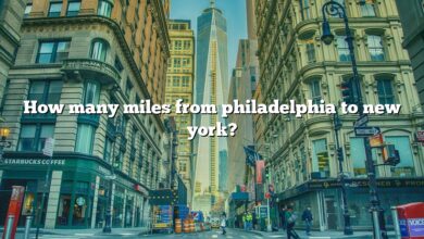 How many miles from philadelphia to new york?