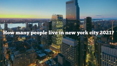 How many people live in new york city 2021?