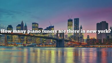 How many piano tuners are there in new york?