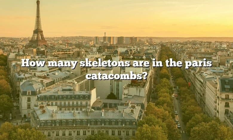 How many skeletons are in the paris catacombs?
