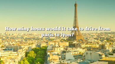 How miny hours would it take to drive from paris to lyon?
